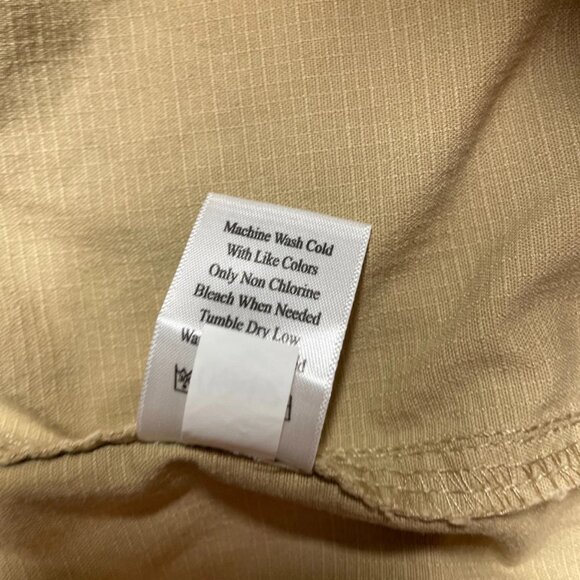 NWT Coldwater Creek Womens Tan Natural Fit Ripstop Cargo Shorts Size 16 - Picture 5 of 10